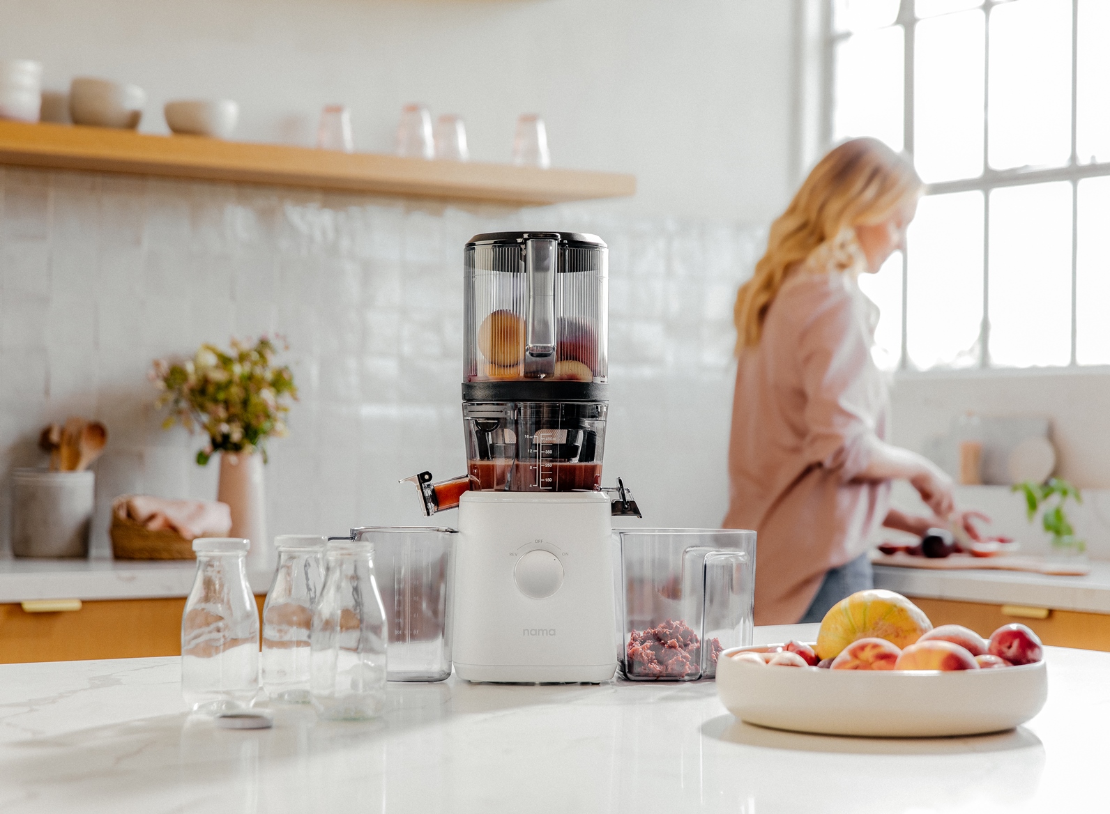 Blender Spark Deals Store -Blender Spark Deals Store Nama J2 Juicer White in Kitchen